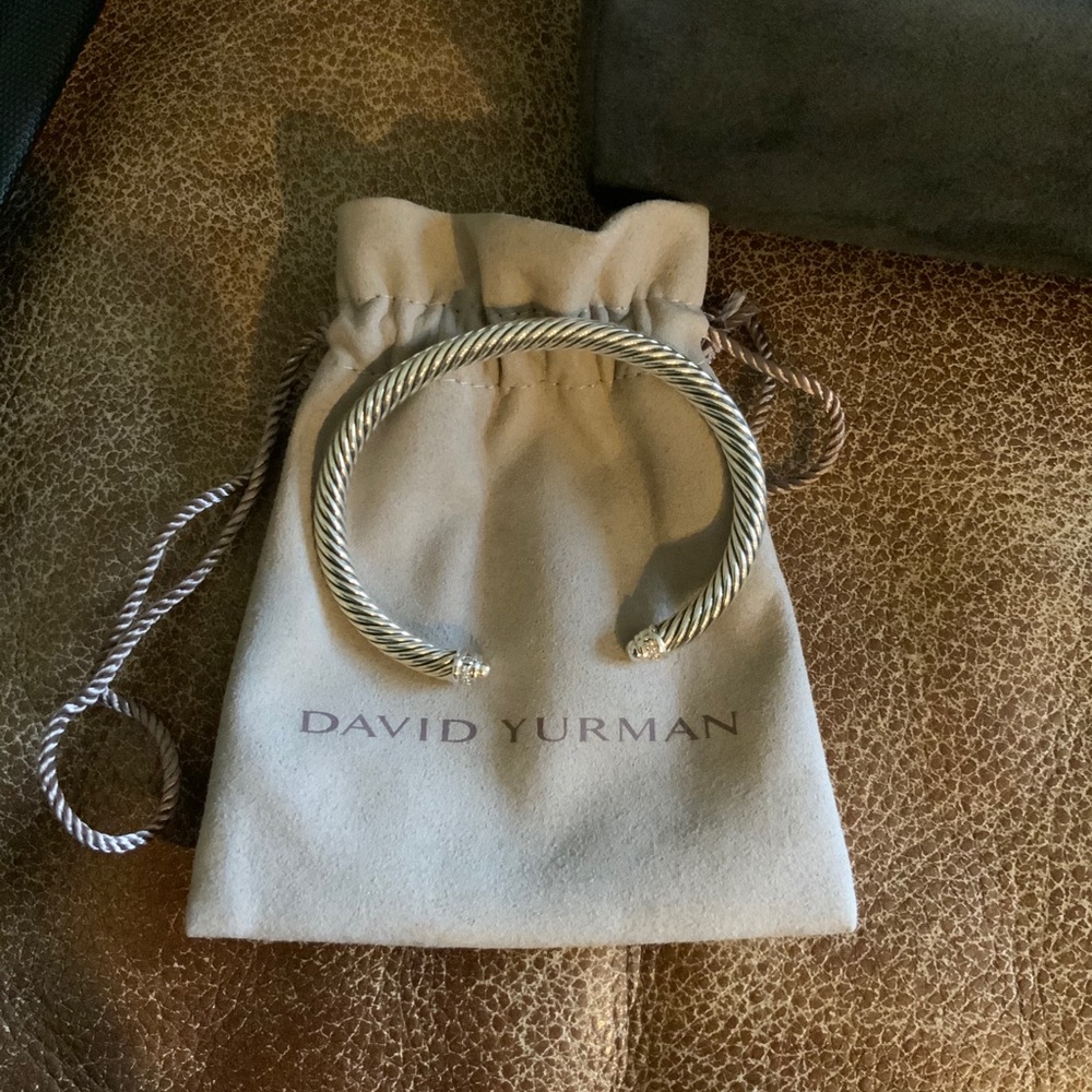 David Yurman cable classic bracelet with diamonds